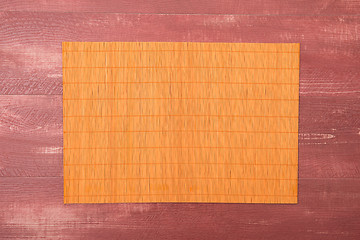 Image showing Bamboo place mat