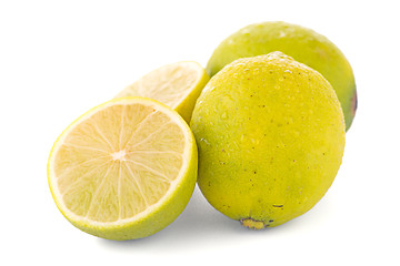 Image showing Fresh green limes