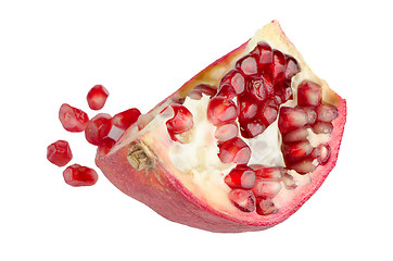 Image showing Ripe pomegranate fruit