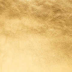 Image showing Golden color leather