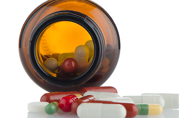 Image showing Pills from bottle