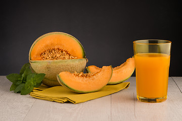 Image showing Honeydew melon juice