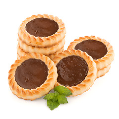 Image showing Chocolate tart cookies