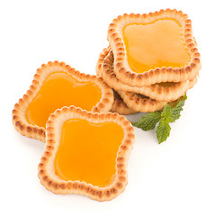 Image showing Lime jam tartlets