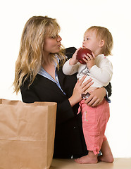 Image showing Working mom