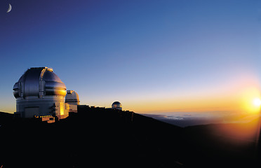 Image showing Sunset in Hawaii