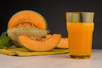 Image showing Honeydew melon juice