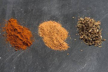 Image showing Powder spices