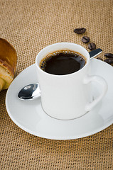 Image showing Cup of black coffee 