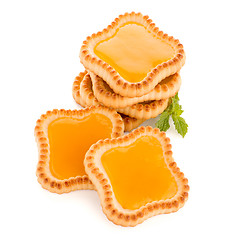 Image showing Lime jam tartlets