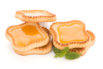 Image showing Lime jam tartlets