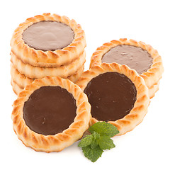 Image showing Chocolate tart cookies