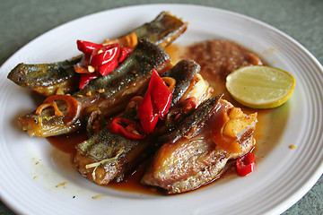 Image showing Grilled fish