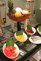 Image showing Fruit buffet