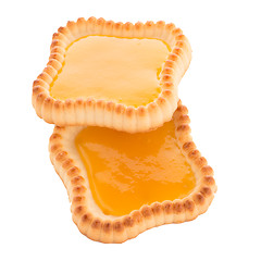 Image showing Lime jam tartlets