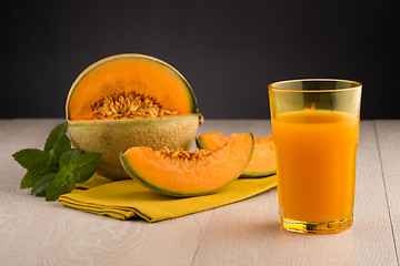 Image showing Honeydew melon juice