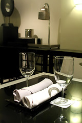 Image showing Restaurant setting