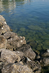 Image showing Mossy rocks