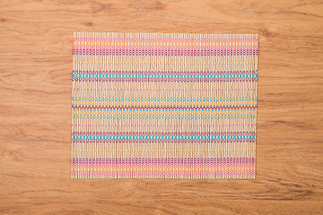 Image showing Bamboo place mat