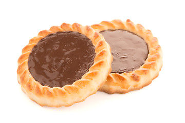 Image showing Chocolate tart cookies