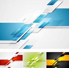 Image showing Abstract bright corporate tech background