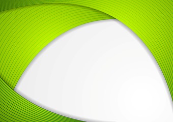 Image showing Abstract modern corporate wavy background