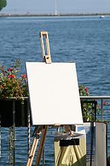 Image showing Lakeside easel