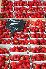 Image showing Fresh strawberries