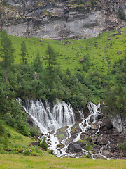 Image showing Waterfall in the forest