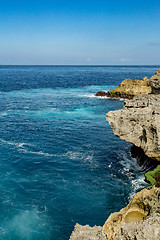 Image showing coastline at Nusa Penida island 