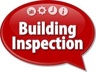 Image showing Building Inspection  blank business diagram illustration