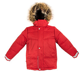 Image showing Warm jacket isolated