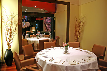 Image showing Elegant restaurant