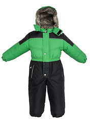 Image showing Childrens snowsuit fall