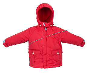 Image showing Warm jacket isolated