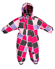 Image showing Childrens snowsuit fall