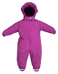 Image showing Childrens snowsuit fall