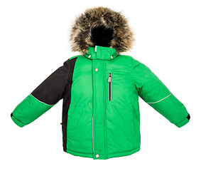 Image showing Warm jacket isolated