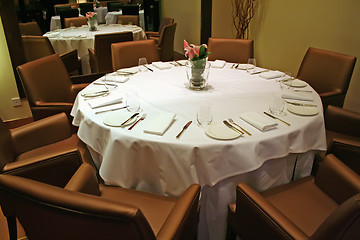 Image showing Elegant restaurant