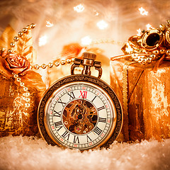 Image showing Christmas pocket watch