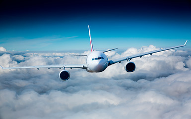 Image showing Passenger Airliner in the sky