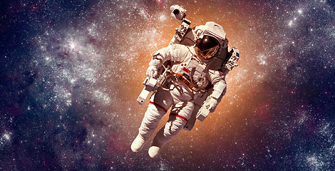 Image showing Astronaut in outer space