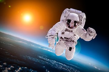 Image showing Astronaut in outer space