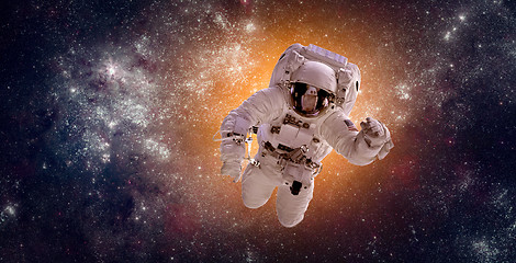 Image showing Astronaut in outer space