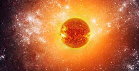 Image showing Sun in Space