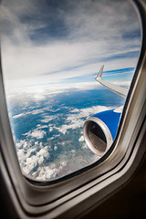 Image showing Airplane window