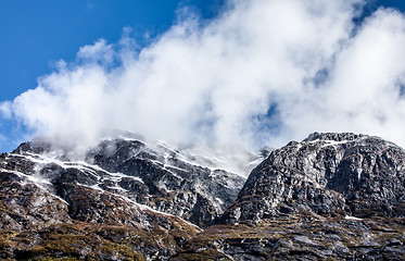 Image showing Snowy mountain.