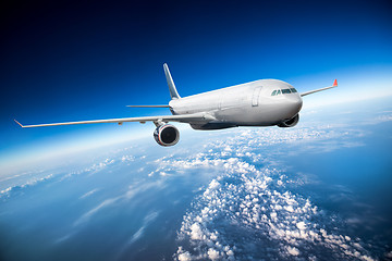 Image showing Passenger Airliner in the sky