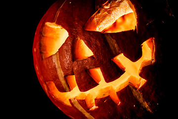 Image showing Halloween, old jack o lantern