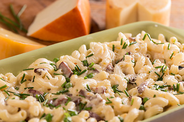 Image showing Cheesy pasta